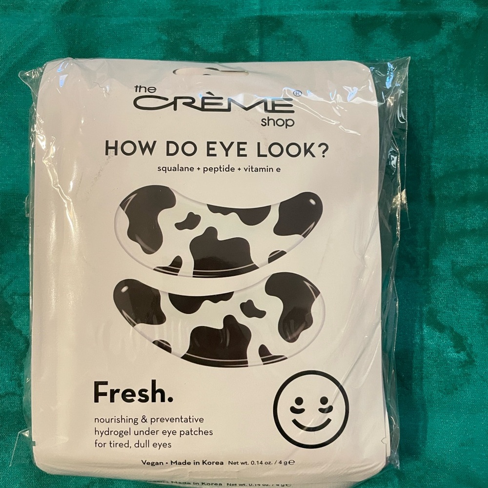 The Crème Shop Cow Print Eye Mask Pack of 7